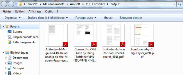 PDFMate PDF Converter Pro. Ouvrir Destination